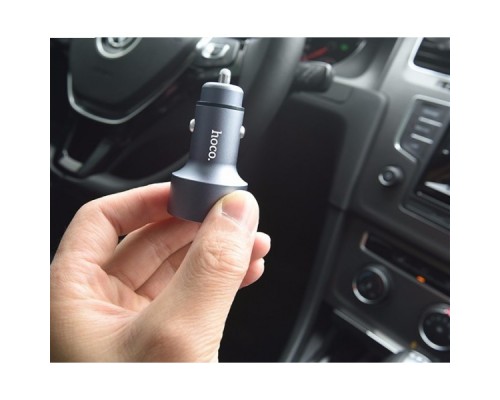 Автомобильное Зарядное Устройство Hoco Z9 Kingkong Digital Display Car Charger