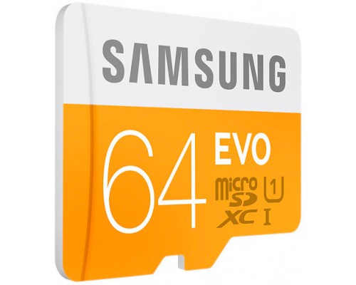 Карта памяти Samsung Evo microSD 64Gb | 10 Class 