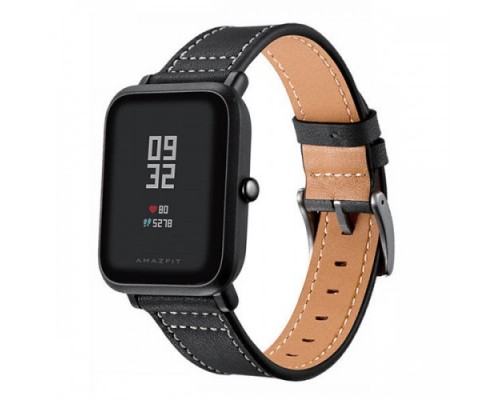 Кожаный ремешок для умных часов Xiaomi Amazfit Bip Smartwatch