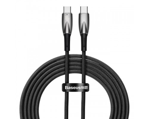 Кабель Baseus 100W Glimmer Series Fast Charging Data Cable Type-C to Type-C