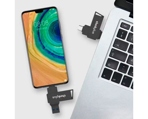 Флешка Lenovo Thinkplus 64GB USB-C USB-A Флешка Lenovo Thinkplus 64GB USB-C USB-A