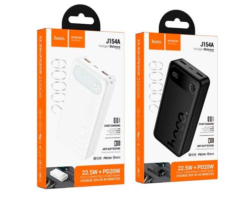 Внешний аккумулятор Hoco J154A 22.5W 20000mAh Внешний аккумулятор Hoco J154A 22.5W 20000mAh