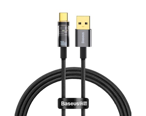 Кабель Baseus Crystal Shine Series Fast Charging Data Cable USB to Type-C 100W