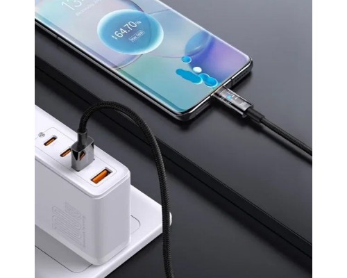 Кабель Baseus Explorer Series Auto Power-Off Fast Charging Data Cable USB to Type-C 100W