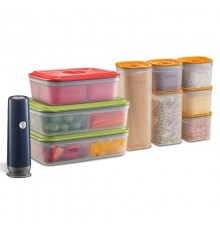 Вакуумный упаковщик Morphy Richards Cordless Vacuum Sealer + набор контейнеров для еды MR1119