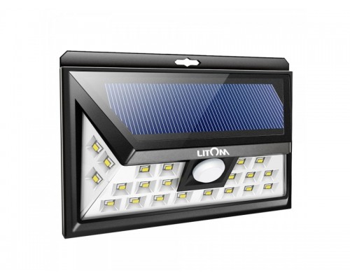 Солнечный фонарь наружный Litom 24 LED Solar Motion Sensor Light