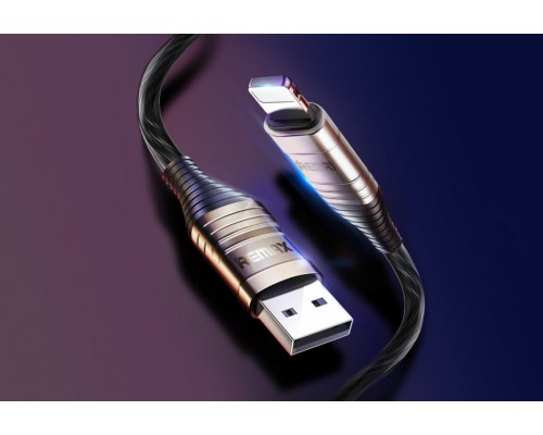 Светящийся USB кабель 1m Remax RC-130i Lightning