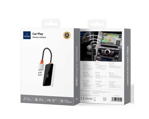 Беспроводной адаптер Wiwu CarPlay Wireles Adapter (Wi-CP002) Беспроводной адаптер Wiwu CarPlay Wireles Adapter (Wi-CP002)