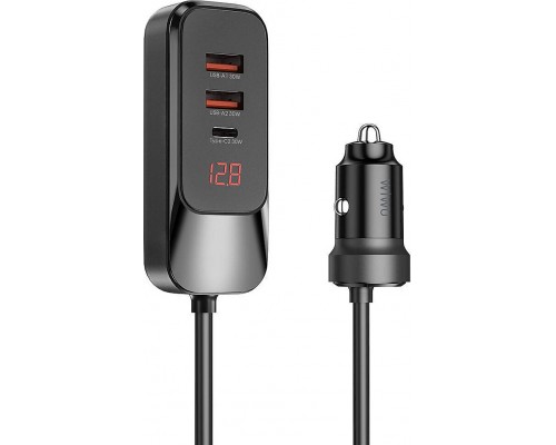 Автомобильная зарядка Wiwu Extend Car Charger Dual USB-A+Dual USB-C Wi-QC015