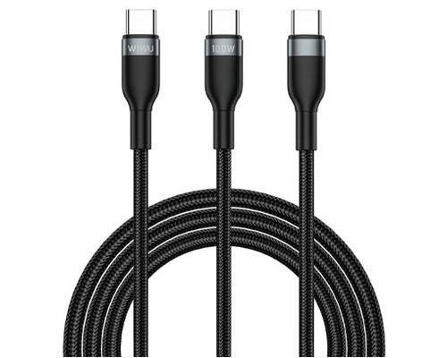 Кабель Wiwu Concise USB-C to USB-C+USB+C Cable Wi-C029