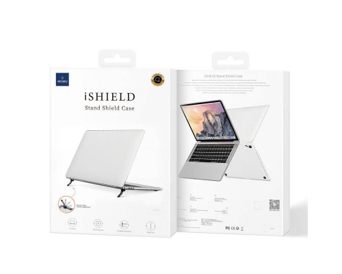 Ультратонкий корпус для макбука Wiwu iShield Stand Shield Case Air 13.6