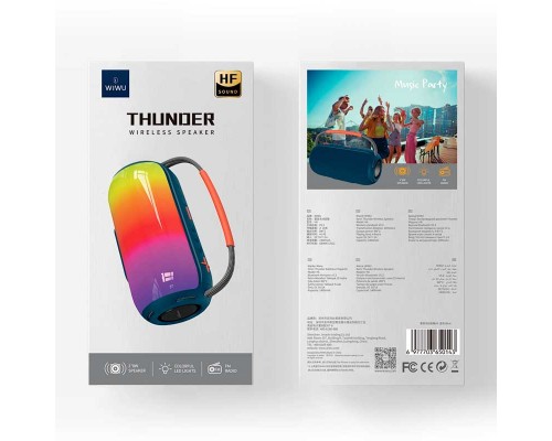Беспроводная колонка Wiwu Thunder Wireles Speaker H6 Беспроводная колонка Wiwu Thunder Wireles Speaker H6