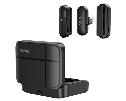 Беспроводной микрофон Wiwu Duo Wireles Mini Microphone Type-C Wi-WM002 Беспроводной микрофон Wiwu Duo Wireles Mini Microphone Type-C Wi-WM002