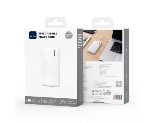 Внешний аккумулятор Wiwu Speedy Series Power Bank 10000mAh (Wi-P067)