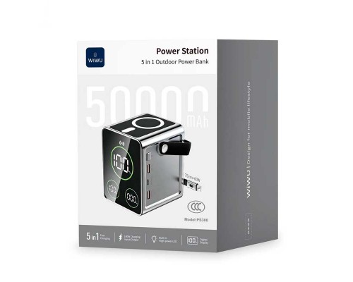 Зарядная станция WIWU Power Station 5 in 1 Outdoor Power Bank PS300