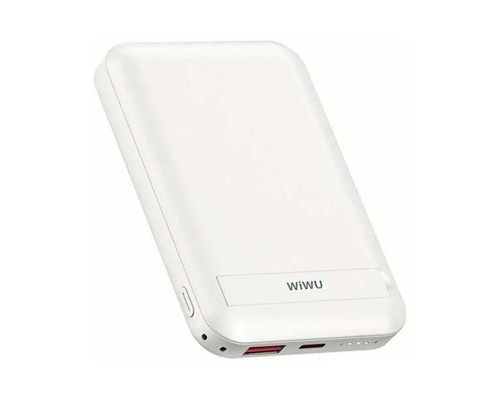Внешний аккумулятор Wiwu Snap Cube- Magnetic Wireless Charger Power Bank 10000mAh SC1000WHT (3C)