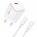 Зарядное устройство Wiwu nano GaN PD Fast Charger USB-C to USB-C Cable Wi-U006