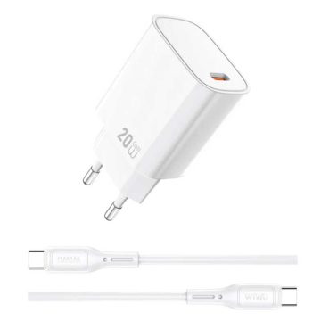 Зарядное устройство Wiwu Essen Fast Charger + Cable Combo USB-c to USB-C Wi-G007