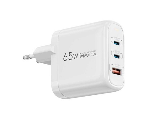 Зарядное устройство Wiwu Ark GaN Fast Charger 65W Wi-U024 Зарядное устройство Wiwu Ark GaN Fast Charger 65W Wi-U024