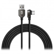 Black Shark Right-angle USB-C to USB-A Cable