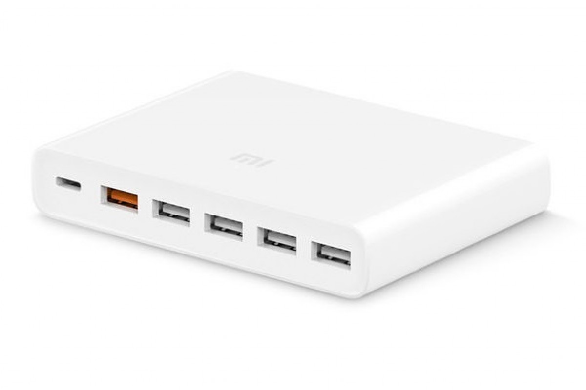 Сетевое зарядное устройство Xiaomi Mi USB Multiple Hub 60W Fast Charger 6  port в Бишкеке - Telefon.kg