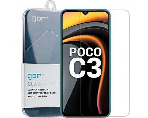 Защитное стекло GOR для Xiaomi Poco C3