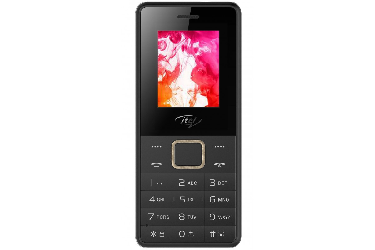 Кнопочный телефон itel-it2160 Black в Бишкеке - Telefon.kg