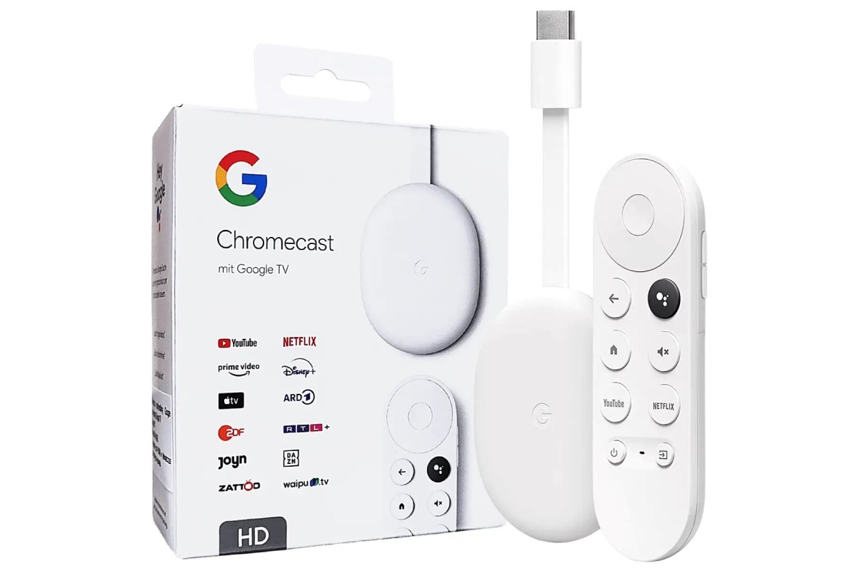 ⚡ТВ-приставка Google Chrome Cast with Google TV (HD) низкая цена в Бишкеке  - TELEFON.KG