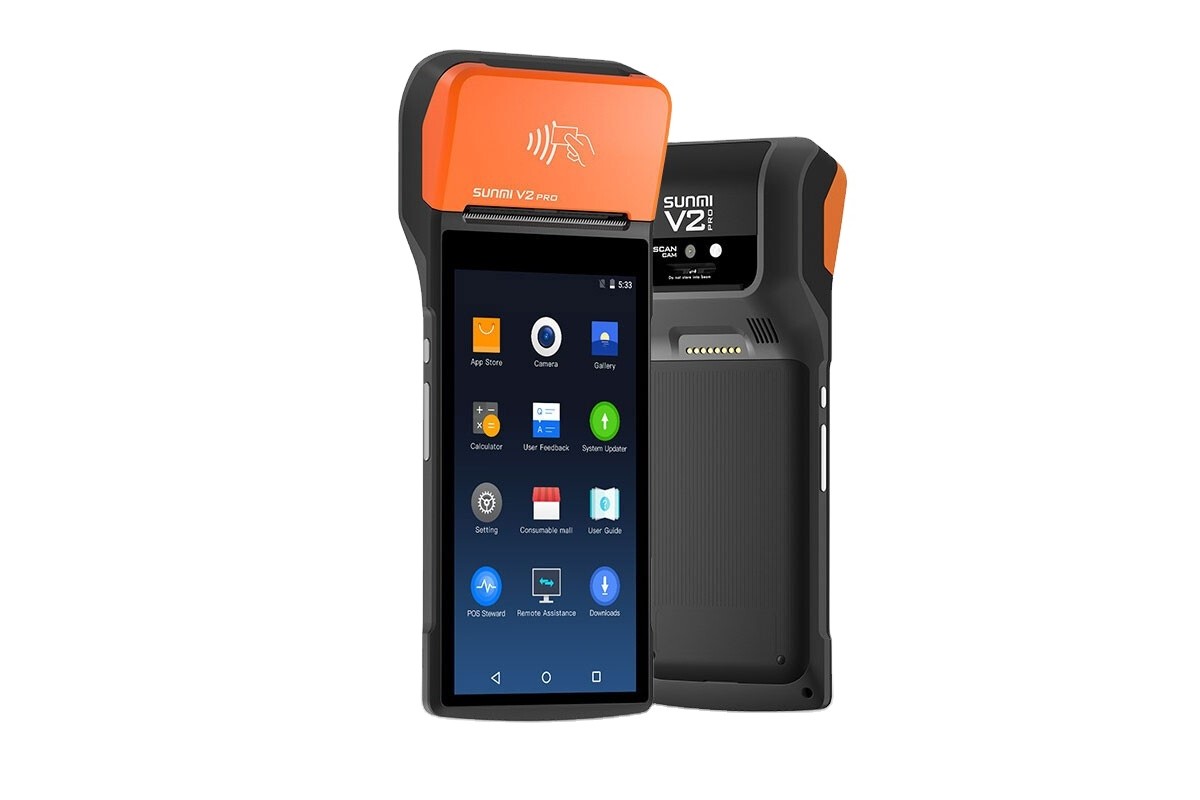 Мобильный терминал Sunmi V2 Pro купить в Бишкеке - TELEFON.KG