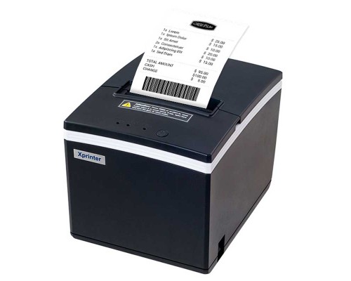 Принтер чеков Xprinter XP-E200L 80mm USB+LAN Принтер чеков Xprinter XP-E200L 80mm USB+LAN