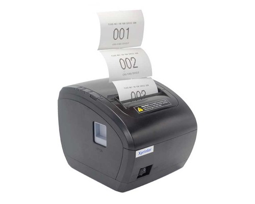 Принтер чеков Xprinter XP-Q838L USB+LAN Принтер чеков Xprinter XP-Q838L USB+LAN