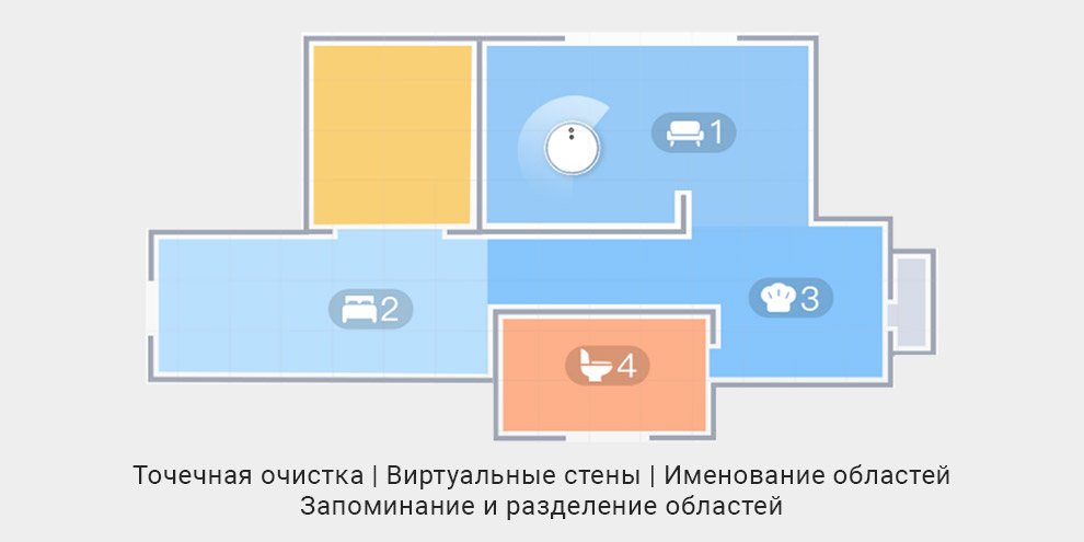 Как нарисовать виртуальную стену в приложении mi home